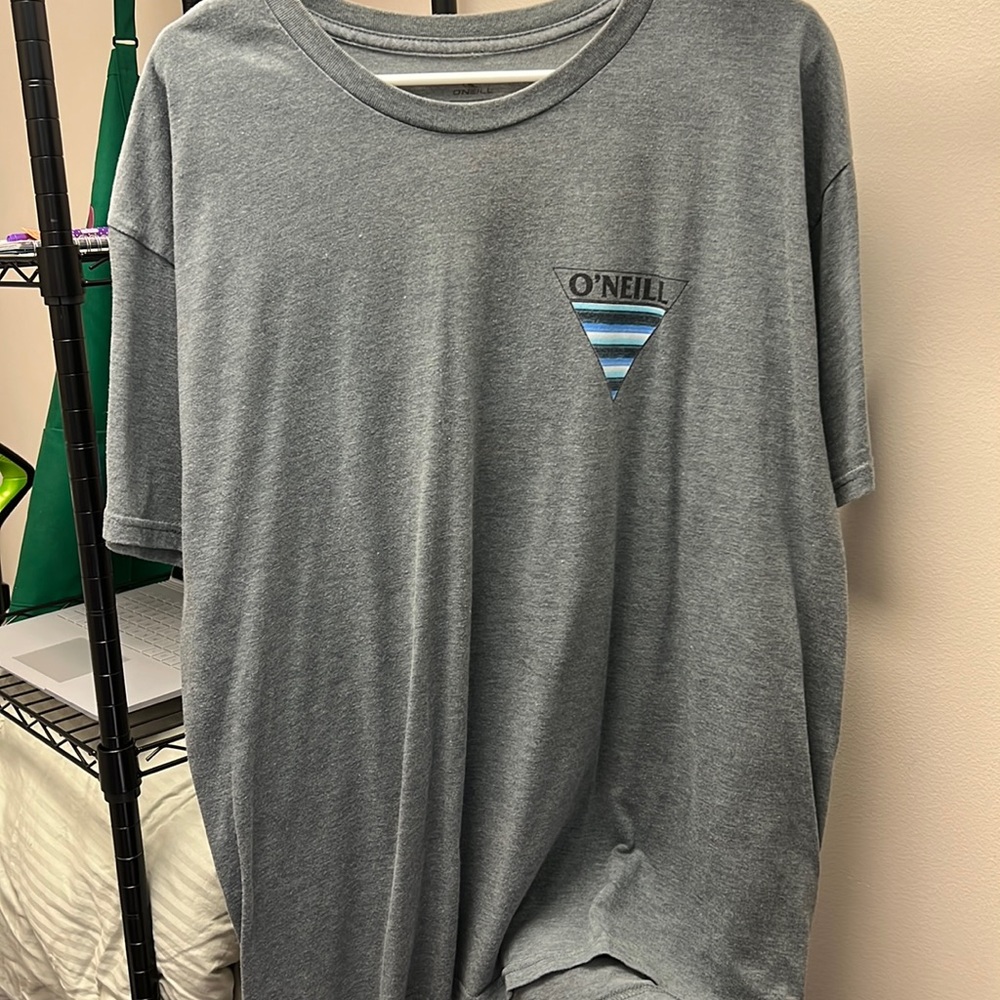 Vintage O’Neill Unisex XL T-shirt Light Heather Grey. Super Soft